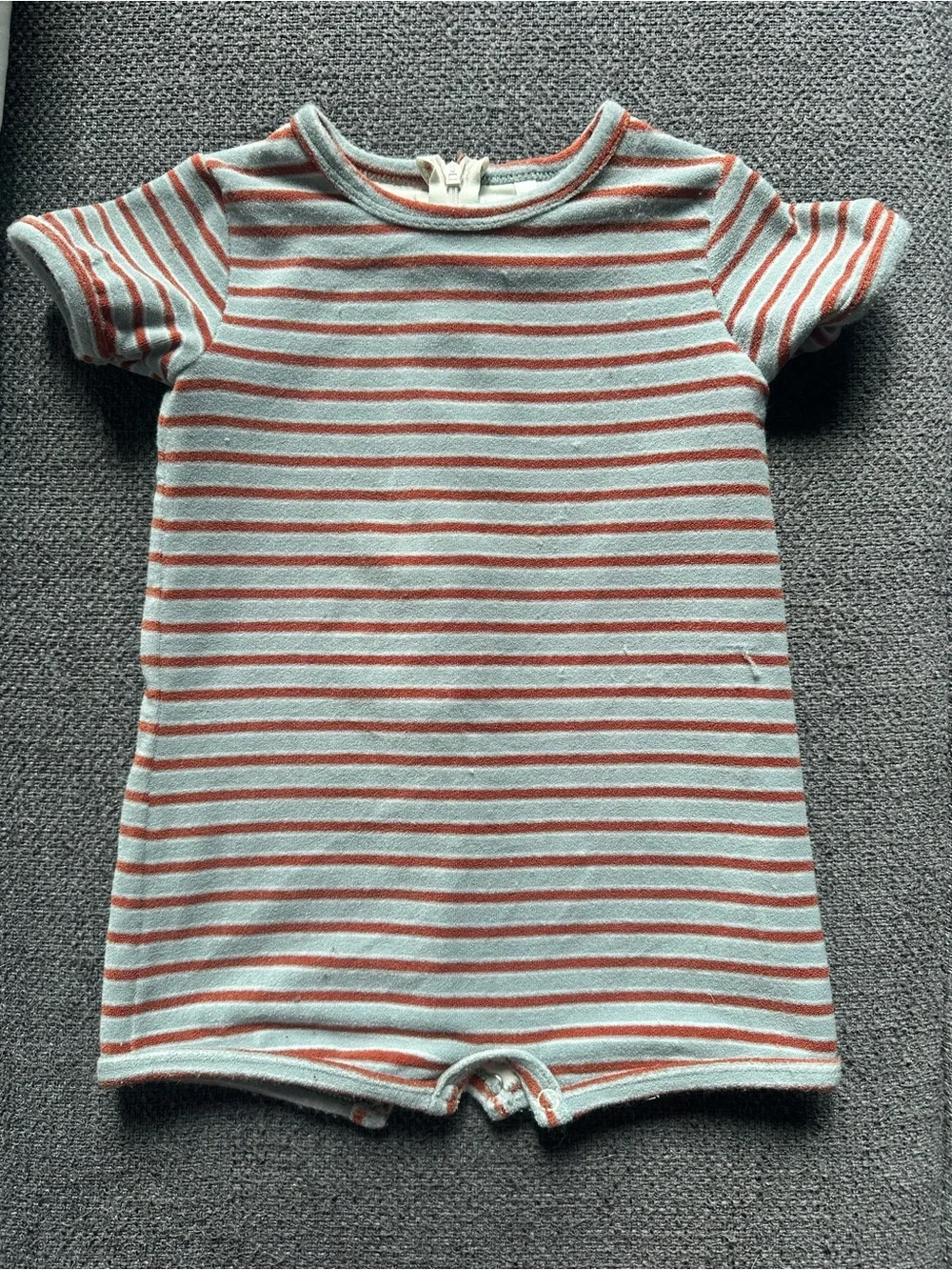 Rylee + Cru Shorty One Piece Americana Stripe 18-24